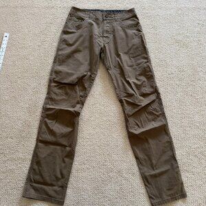 HL Kühl Pants Revolvr Mens Brown Chino Stretch Size Waist 32
